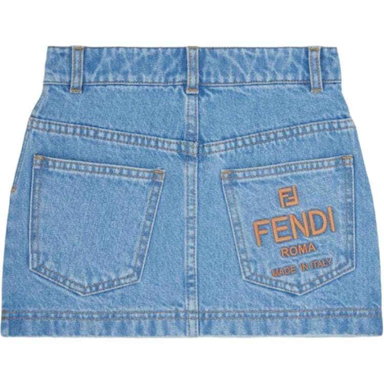 FENDI SS23 Умеренная Юбка Детская Синяя - изображение 2