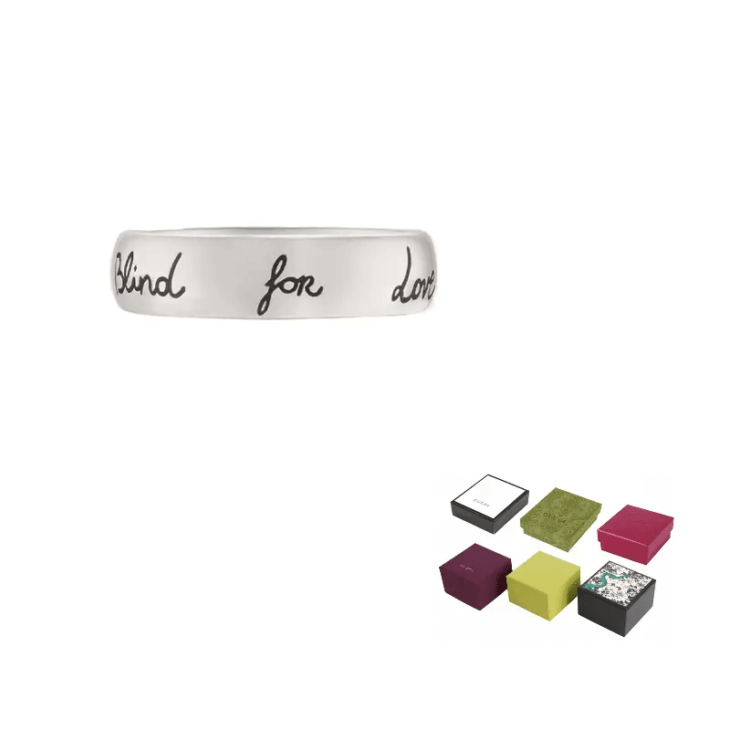 Кольцо Gucci Blind For Love Silver Ring - изображение 10