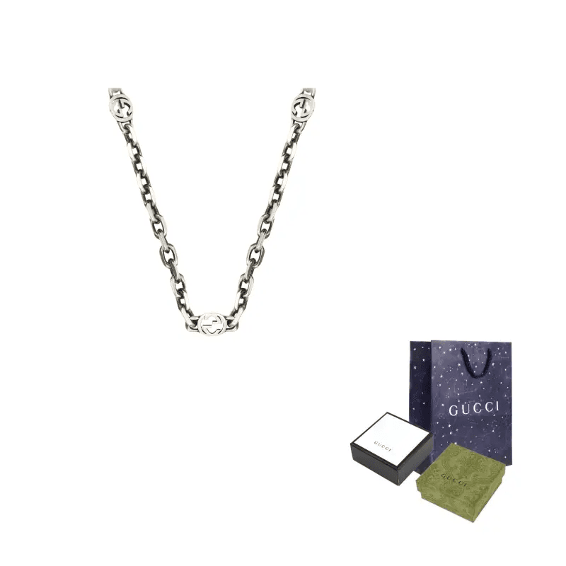 Ожерелье Gucci Classic Double G Necklace - изображение 7