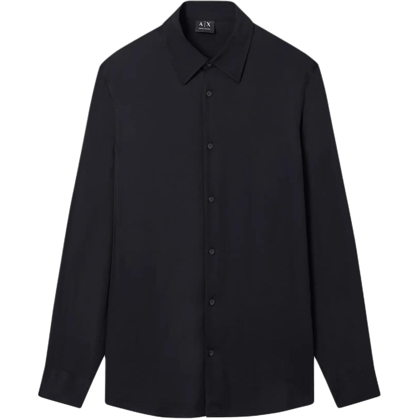 Рубашка ARMANI EXCHANGE Мужские Черные Рубашки - изображение 1