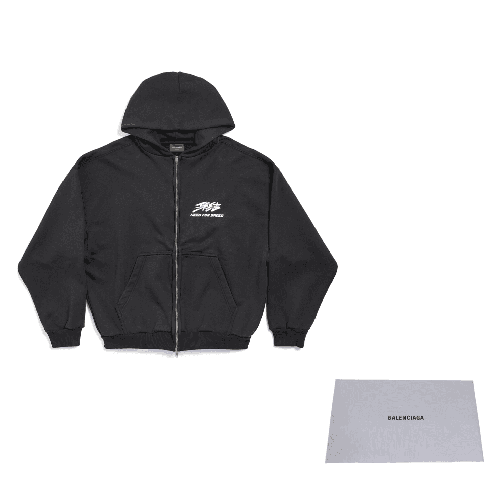Худи Balenciaga x Need for Speed SS24 Hoodie Black - изображение 8