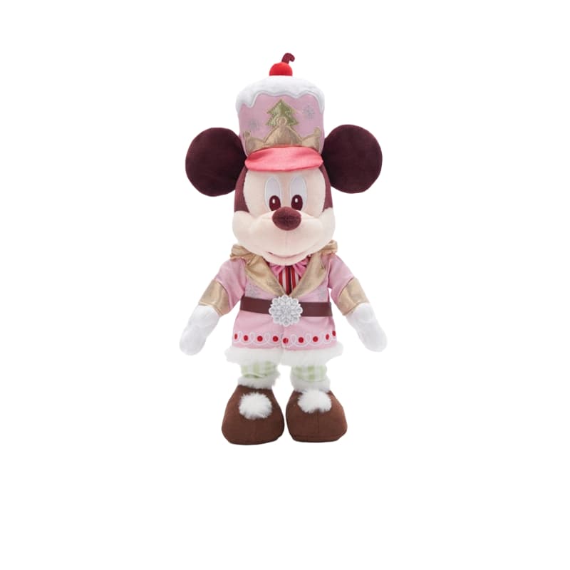 Мягкая игрушка Disney x DISNEYLAND Коллекция "Рождественский вальс" с Микки Маусом и друзьями Бежевая Мышка Кукла Плюшевая Кукла - изображение 1