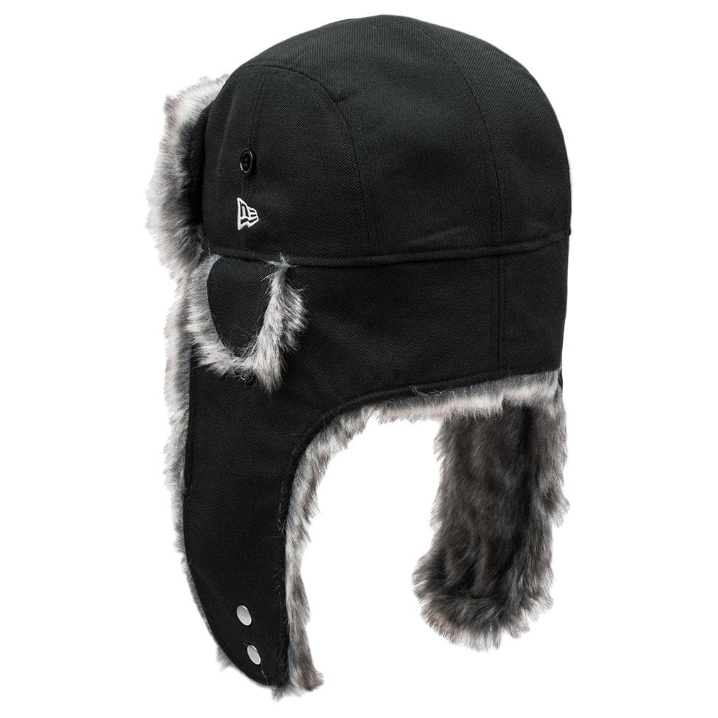 new era Шерсть Шапки-ушанки Унисекс Черный - изображение 6