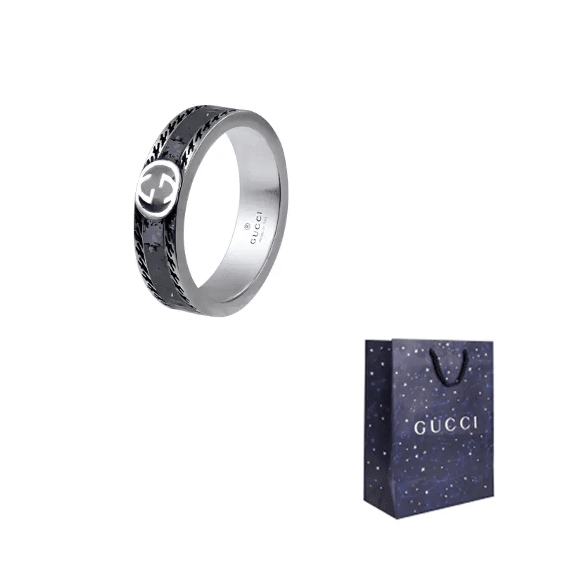 Кольцо Gucci Interlocking Double G Ring - изображение 5