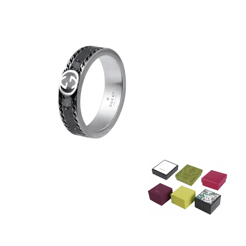 Кольцо Gucci Interlocking Double G Ring - изображение 3