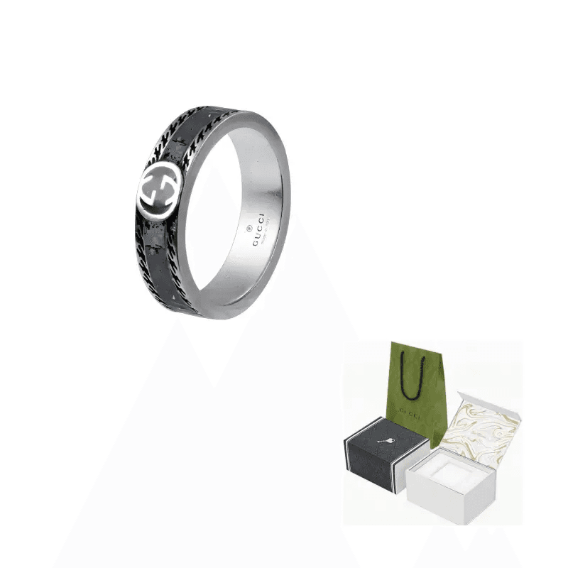 Кольцо Gucci Interlocking Double G Ring - изображение 7
