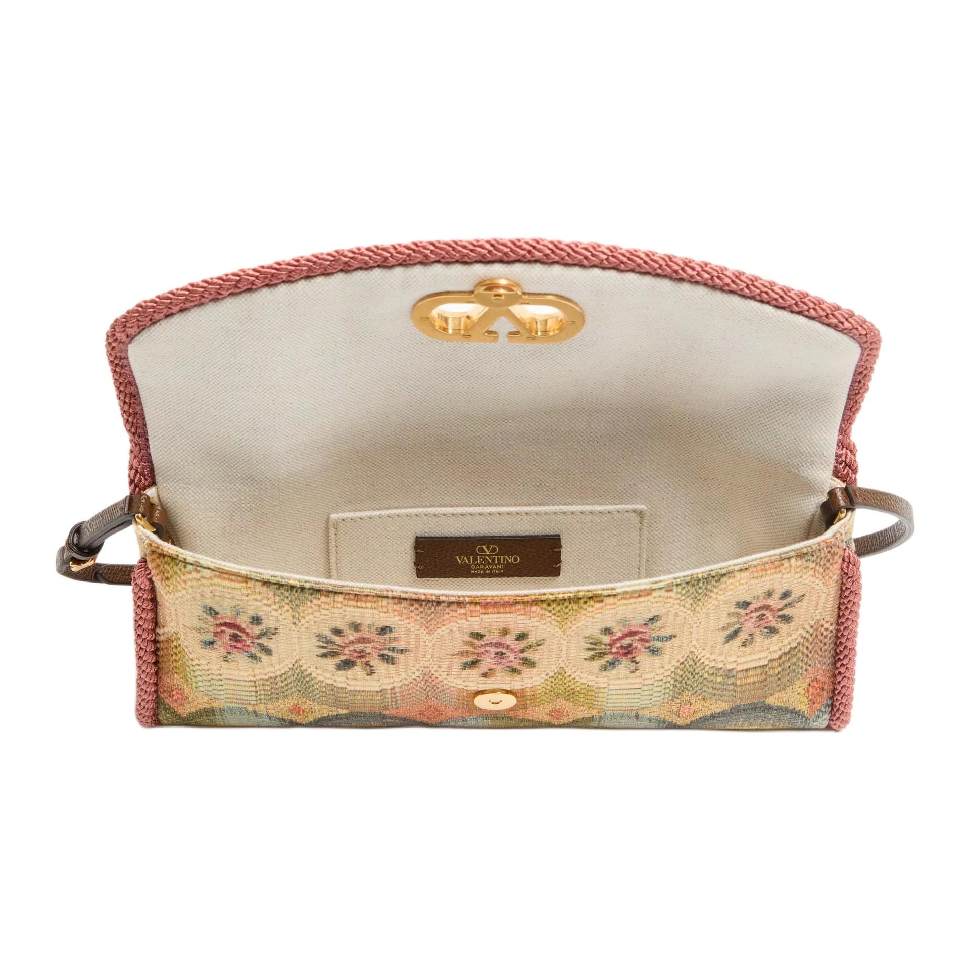 Мини-сумка Valentino Garavani DeVain V logo - изображение 5