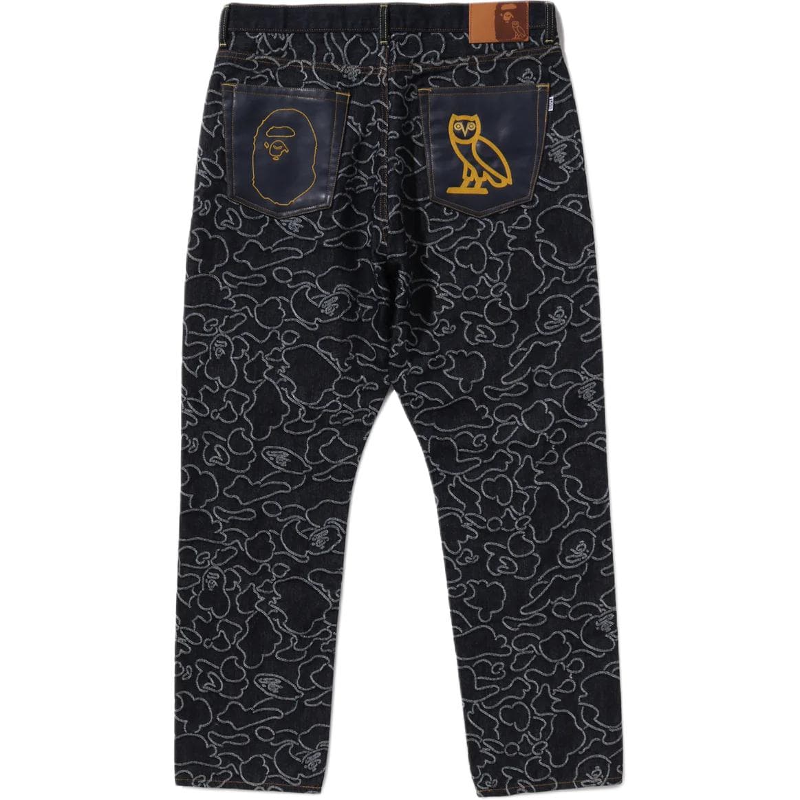 Штаны A BATHING APE Bape x OVO FW25 Джинсы Мужские - изображение 2