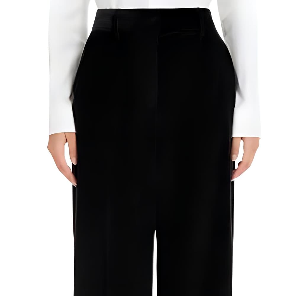Штаны WEEKEND MaxMara Повседневные штаны Женские Черные - изображение 4