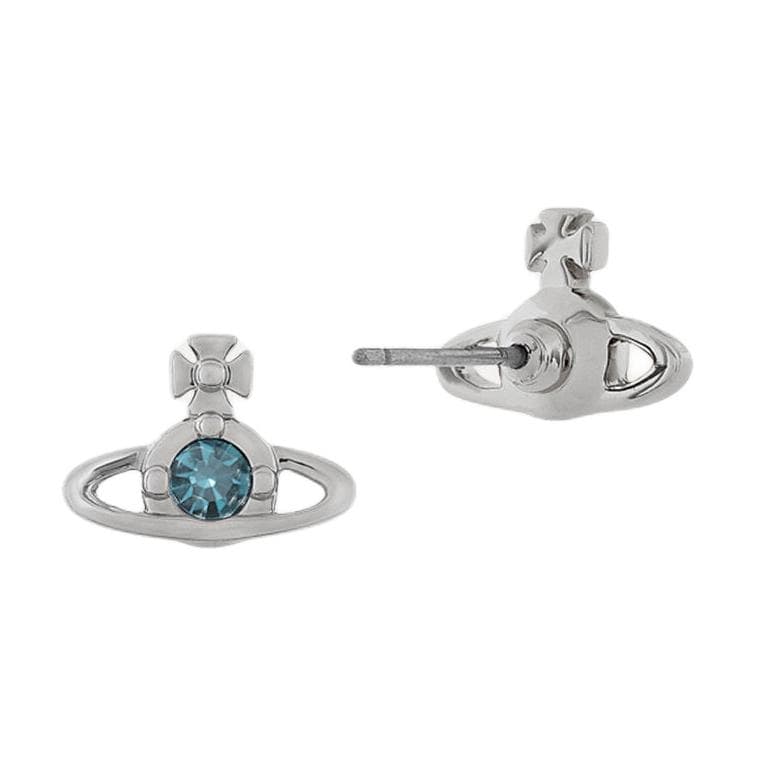 Серьги Серьги Vivienne Westwood Женские Серебряные Синие - изображение 2
