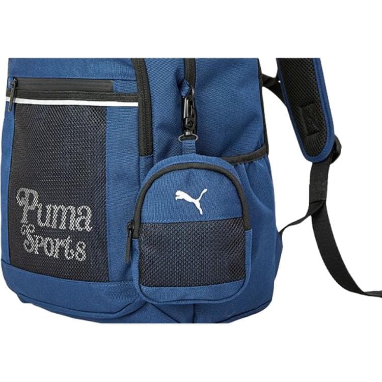 PUMA Ткань Рюкзак Стандартный (Standard) Детский Темно-Синий - изображение 4
