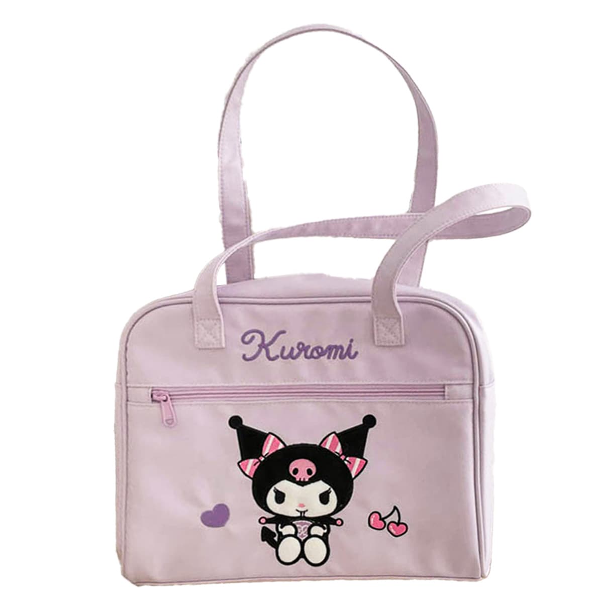 Мини-сумка Sanrio My Melody Милый и симпатичный универсальный привлекательный полиэстер сумка через плечо обычный размер женский розовый/фиолетовый - изображение 2