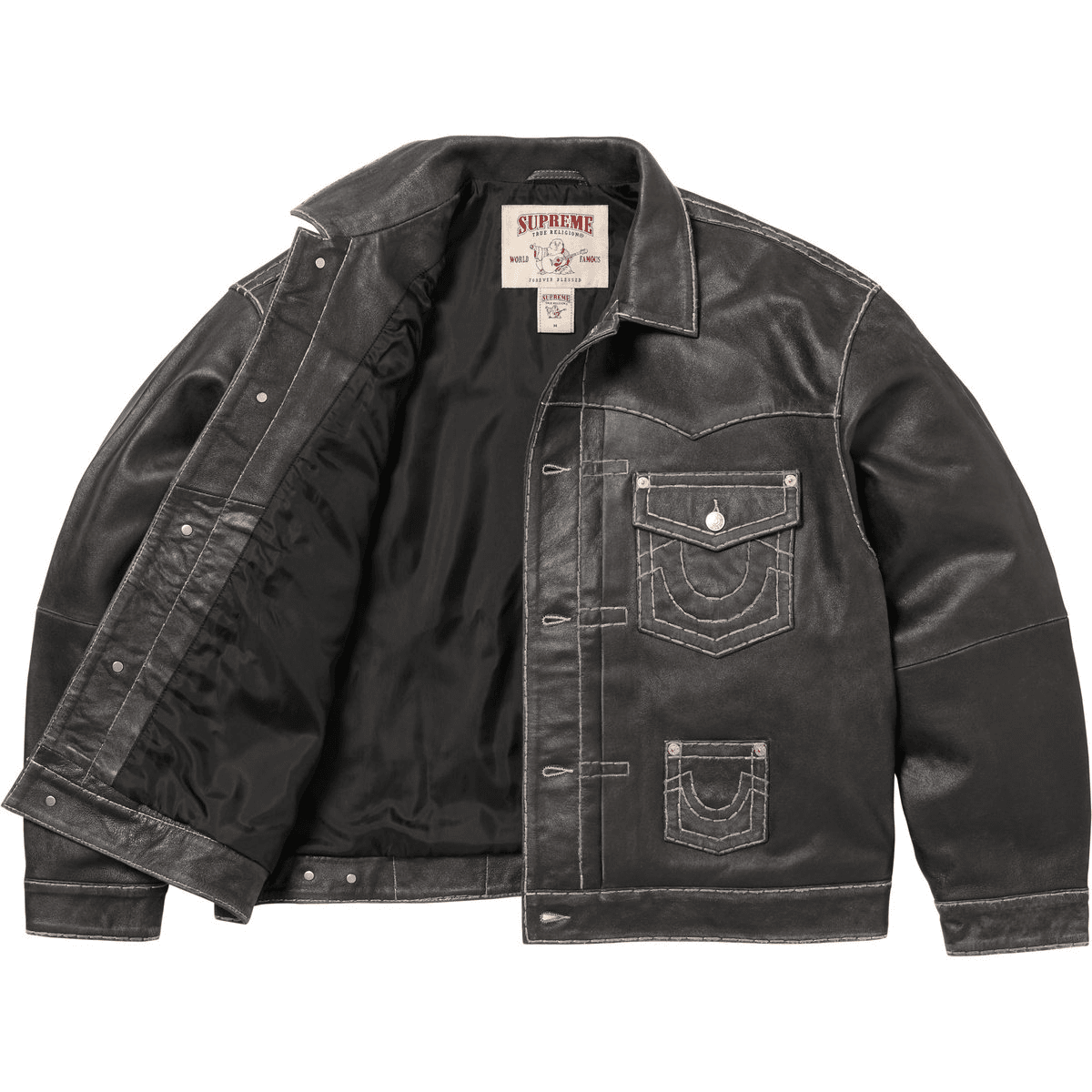 Куртка Supreme x True Religion FW25 Куртки и Пальто Унисекс - изображение 3