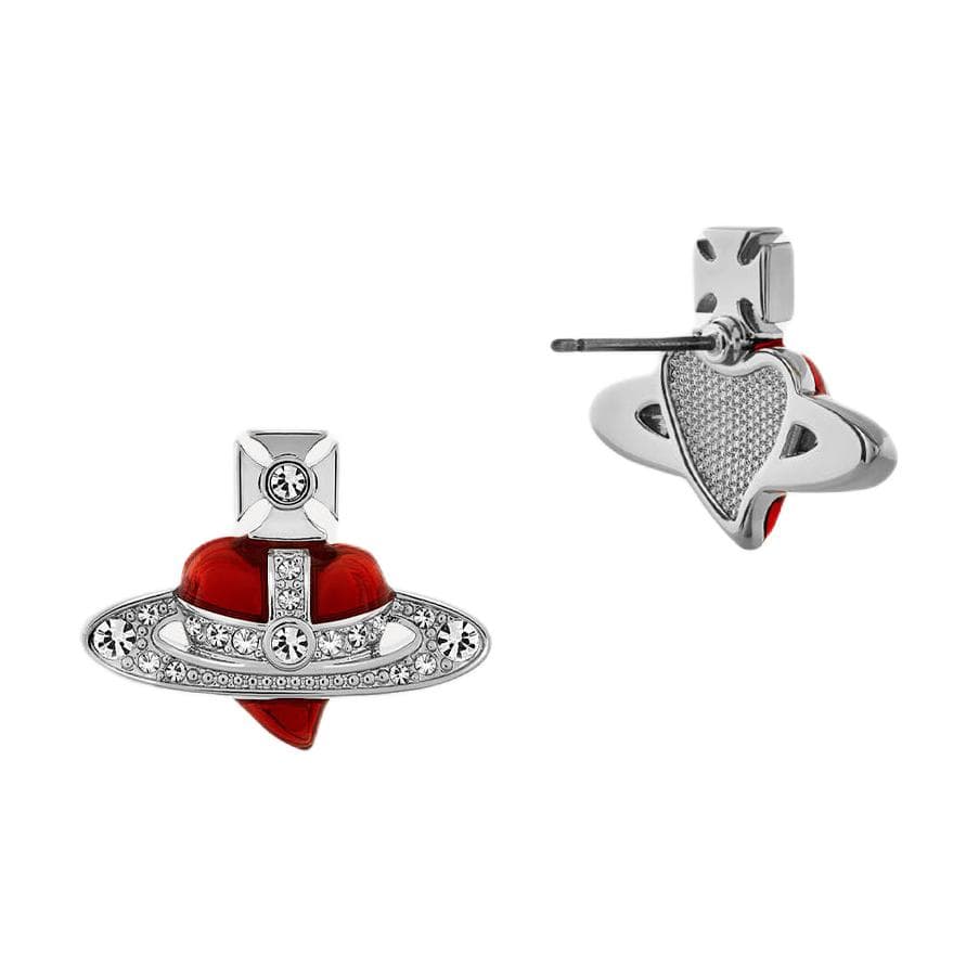Серьги Vivienne Westwood Diamante Heart - изображение 2