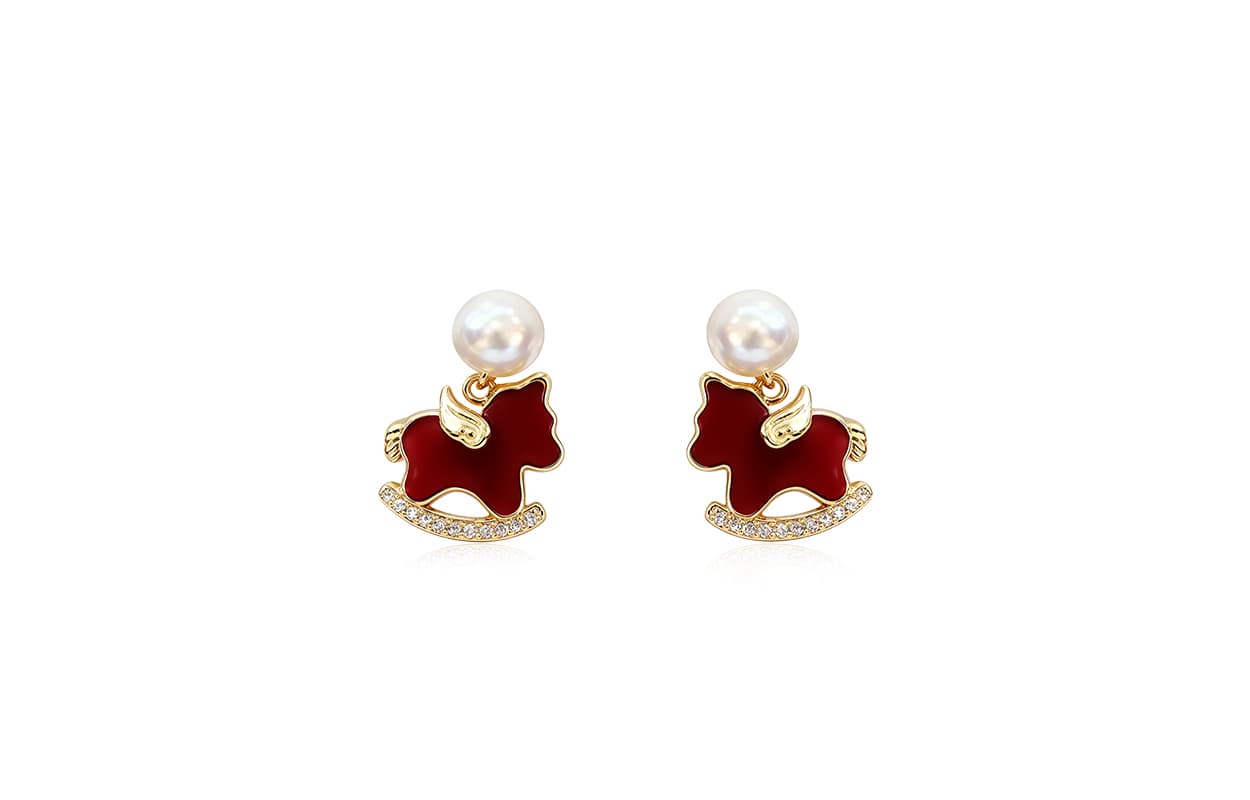 Серьги Inkopper Серьги-гвоздики из сплава женские - изображение 1