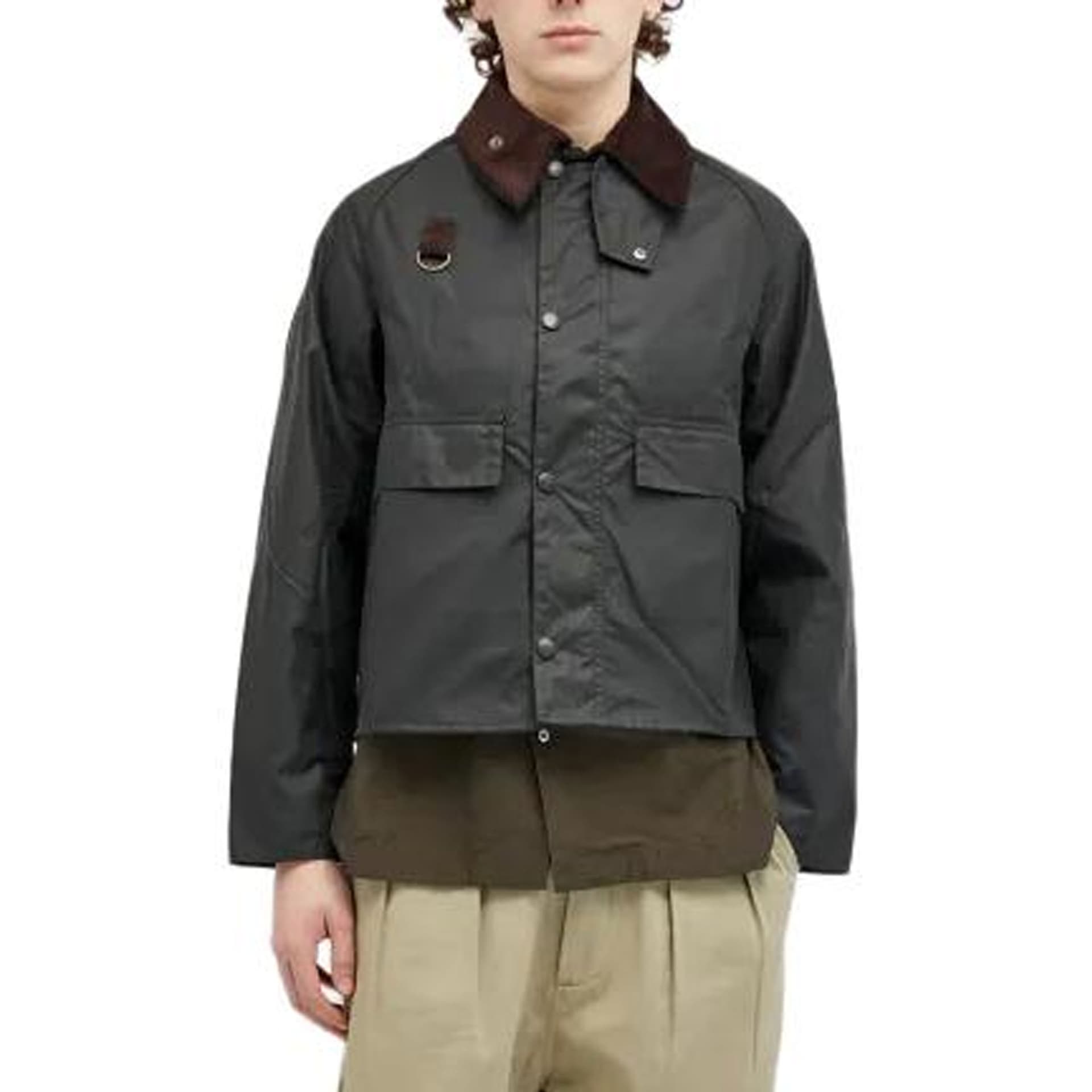 Куртка BARBOUR FW23 Куртки и Пальто Мужской Шалфейный Зеленый - изображение 3
