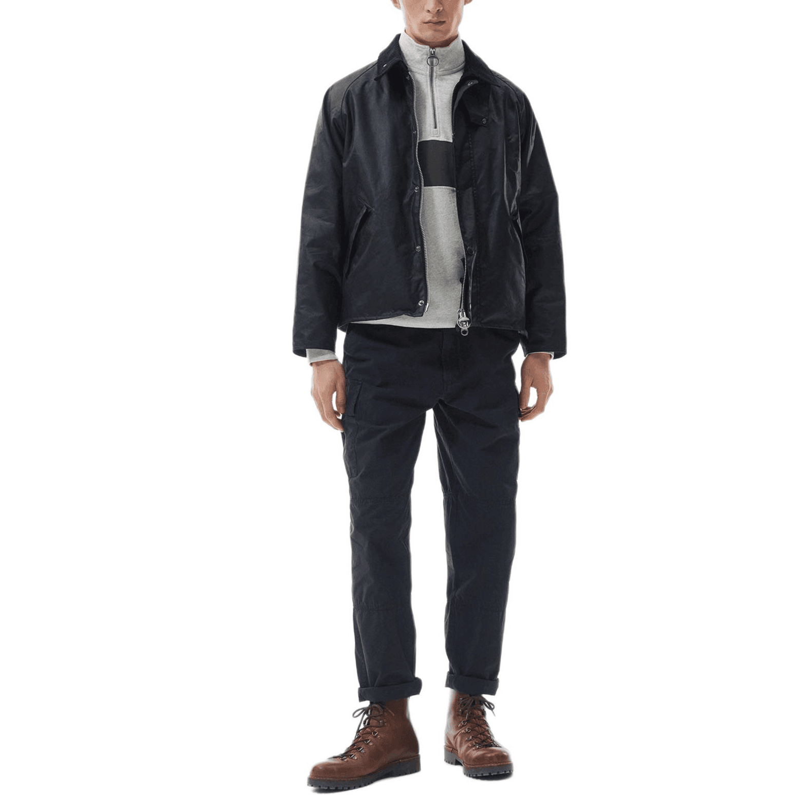 Куртка Barbour FW24 Куртки и Пальто Мужской Черный - изображение 2