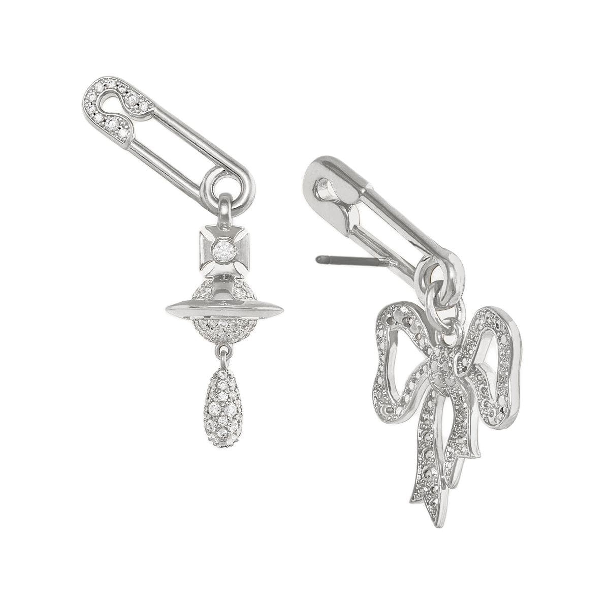 Серьги Серьги-гвоздики Vivienne Westwood унисекс серебряные - изображение 2