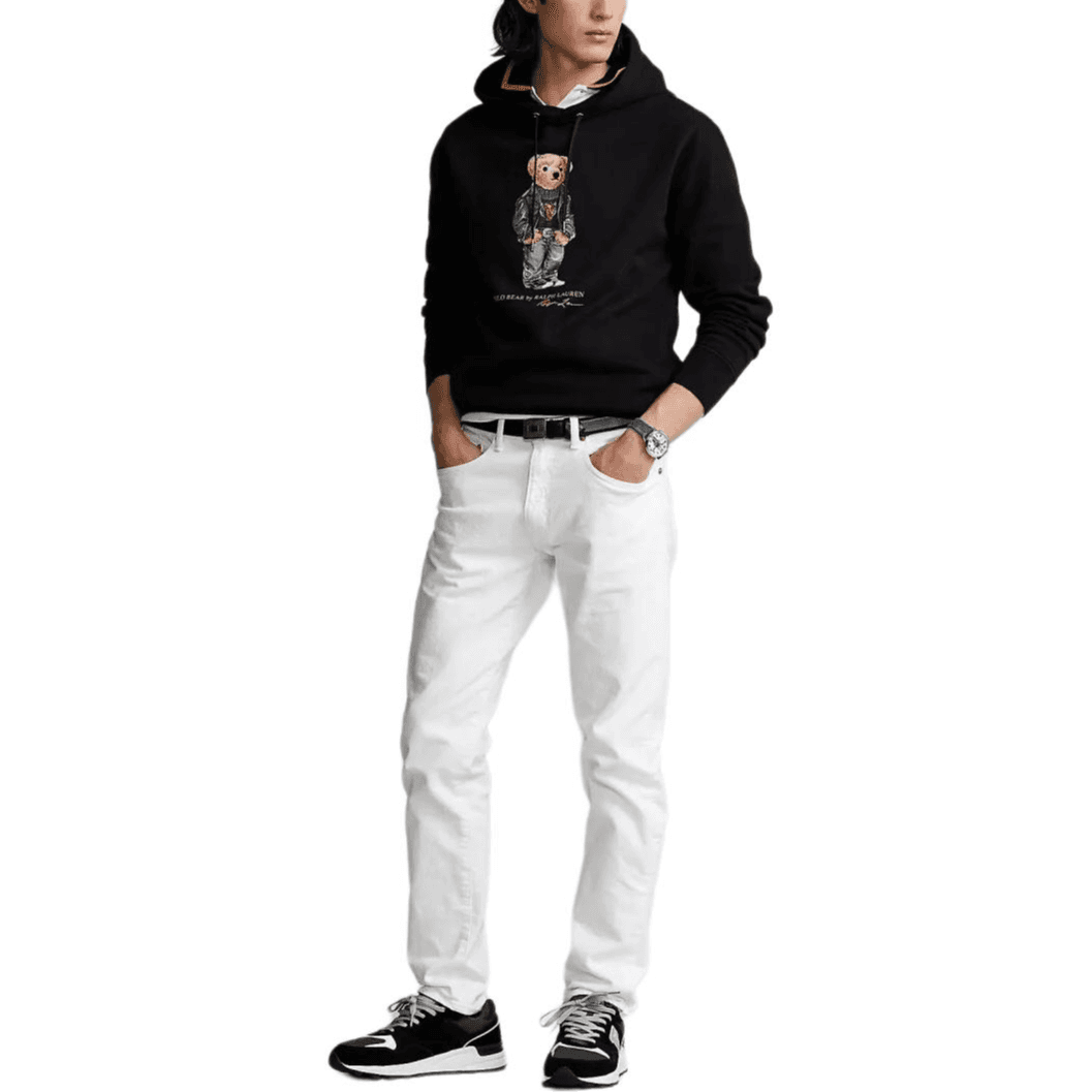 Худи Polo Ralph Lauren Bear Hoodie Black — фото 2