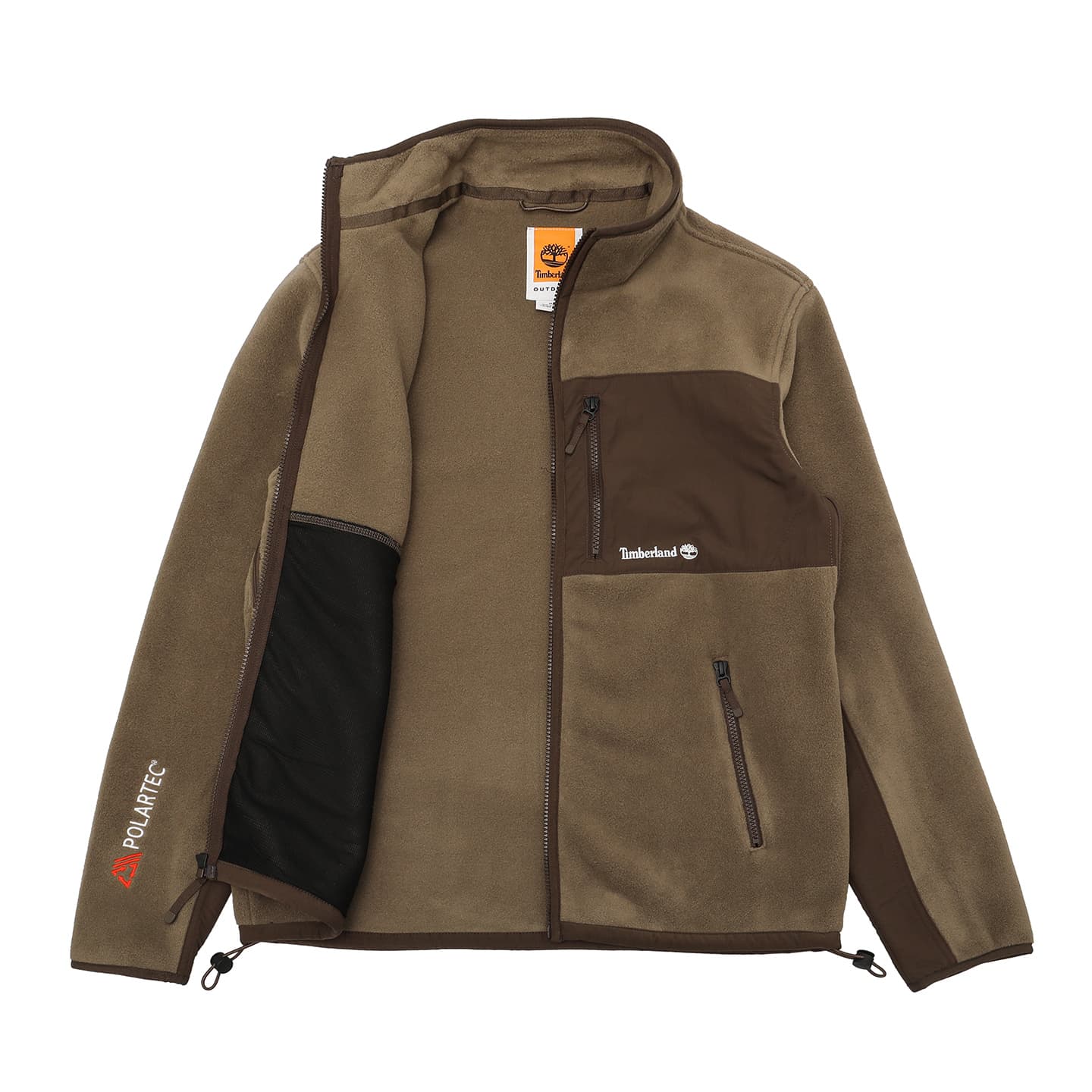 Куртка Timberland Флисовое пальто мужское стиль Maillard коричневый - изображение 2