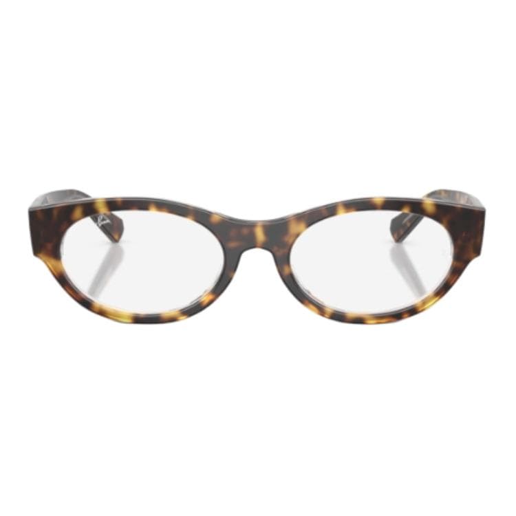 Оправа RayBan Круглые очки с диоптриями унисекс прозрачная основа цвет черепаховый - изображение 2