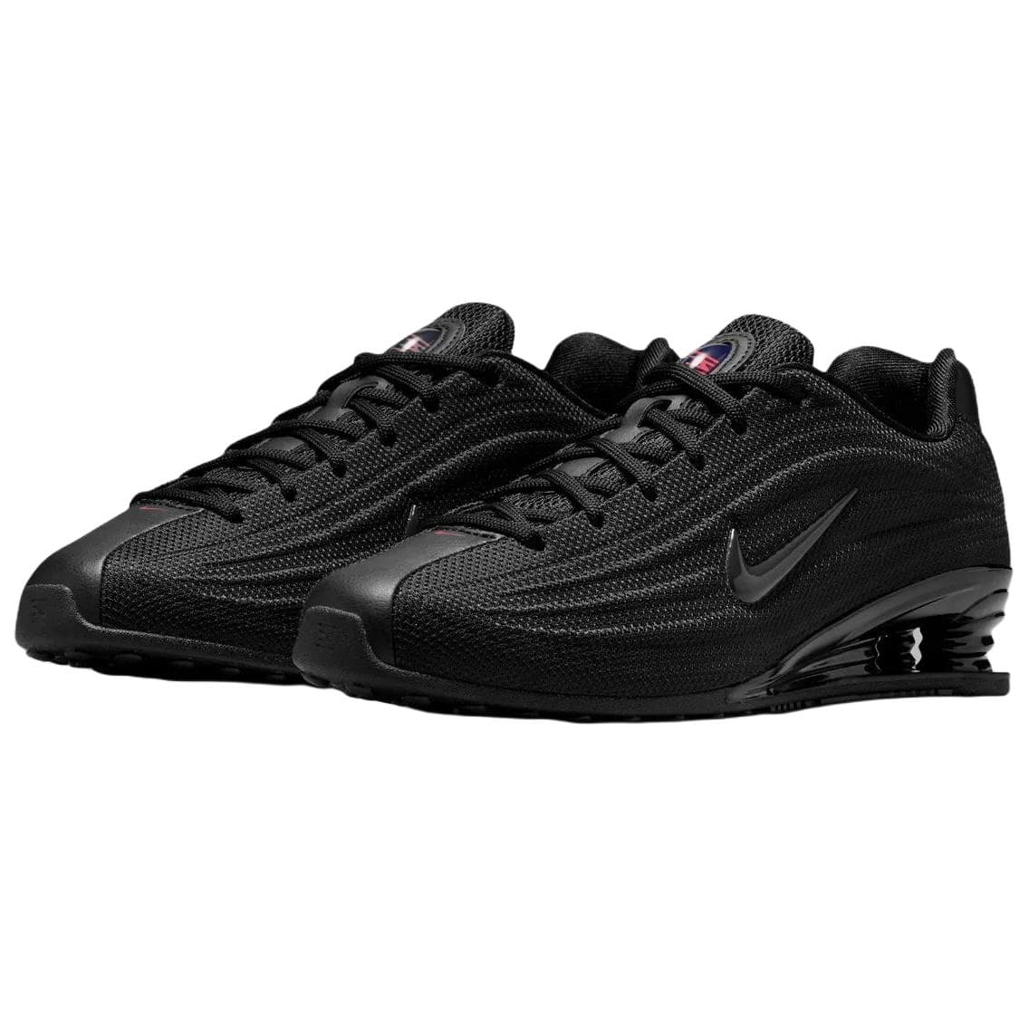 Кроссовки NIKE SHOX Z Дышащий Low Топ Повседневная обувь Женские Черный - изображение 2