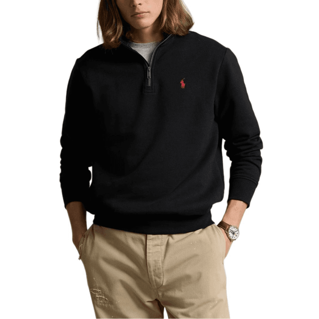 Худи Polo Ralph Lauren FW24 Толстовка Мужской Поло Черный - изображение 2