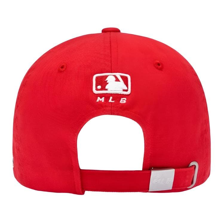 Кепка Бейсбольная кепка MLB Base Logo 100% хлопок унисекс красный - изображение 4