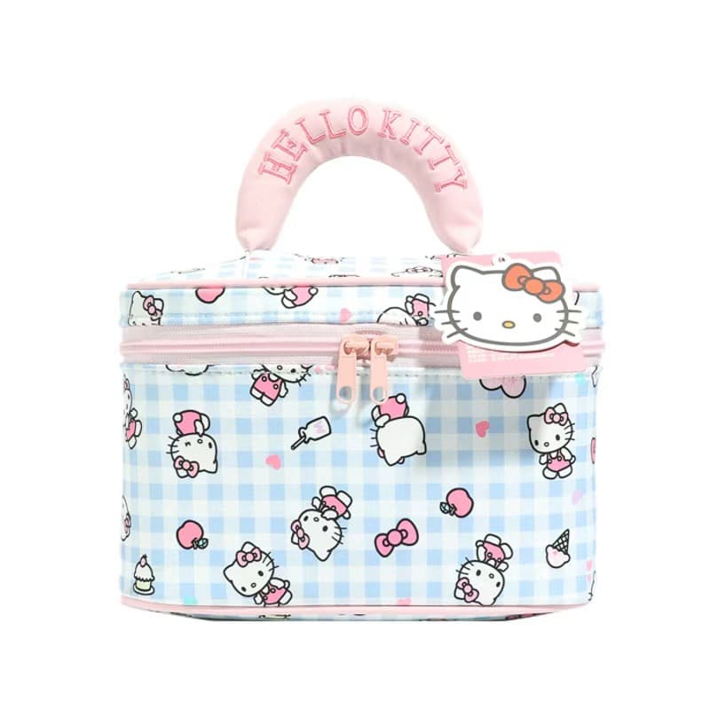 Sanrio Hello Kitty Нейлоновый Путешественный Сумка для Хранения Женская Светло-Розовая - изображение 1