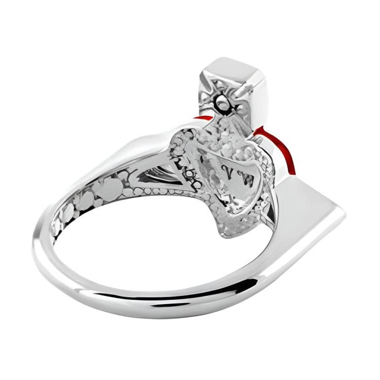 Кольцо Vivienne Westwood New Diamante Heart Ring - изображение 3