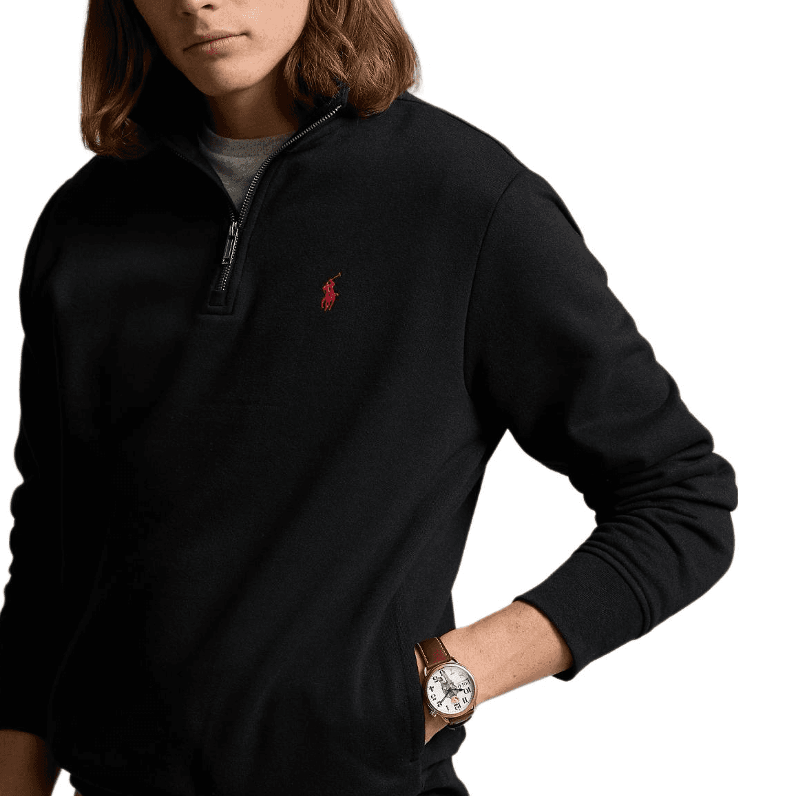 Худи Polo Ralph Lauren FW24 Толстовка Мужской Поло Черный - изображение 4