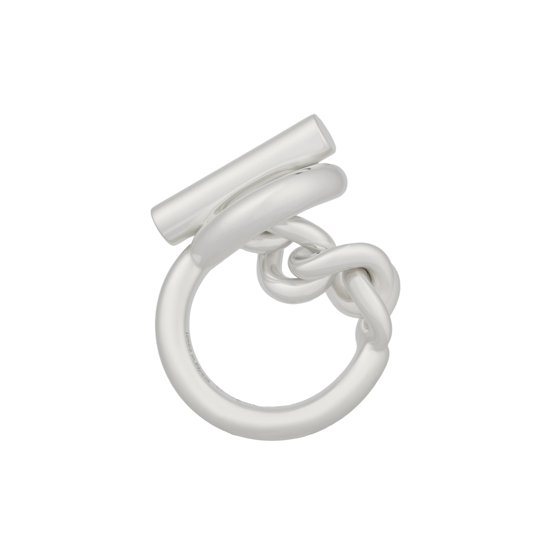 Кольцо Hermes Classic Turn 925 Silver Ring - изображение 2