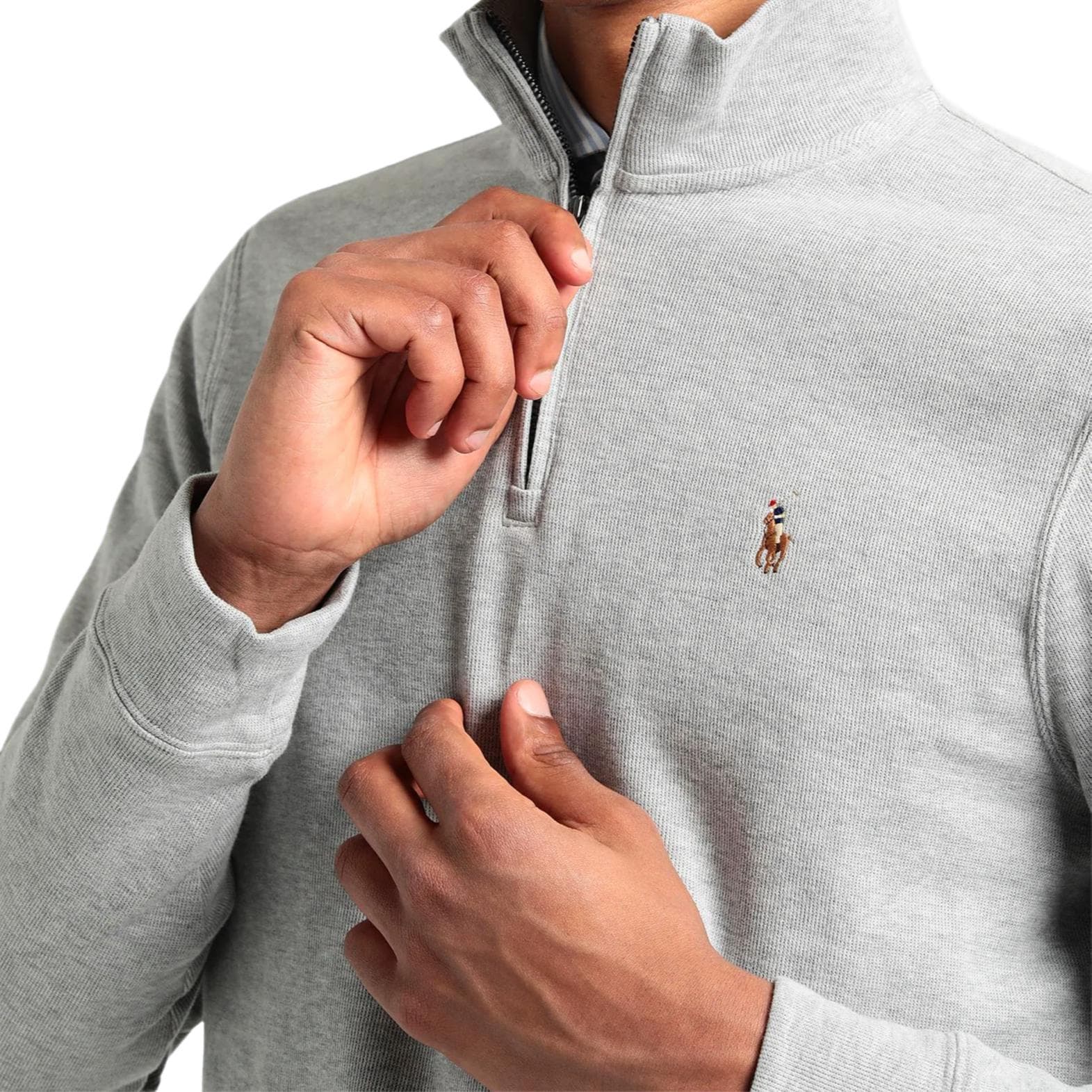 Худи Polo Ralph Lauren FW22 Толстовка Мужское Серое - изображение 5
