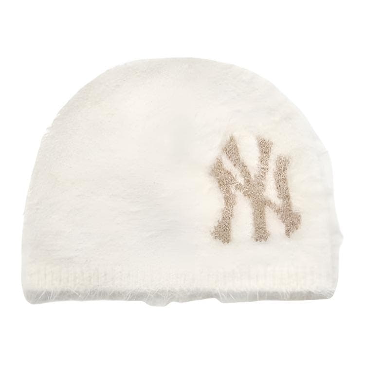 Шапка MLB New York Yankees Нейлоновые Шапки-бини Унисекс Кремовые - изображение 1