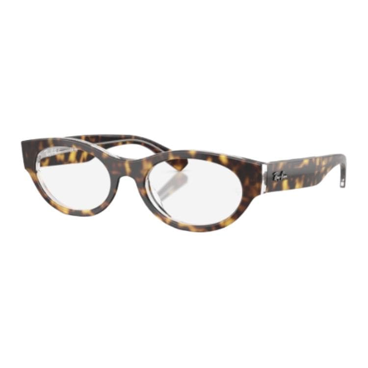 Оправа RayBan Круглые очки с диоптриями унисекс прозрачная основа цвет черепаховый - изображение 1