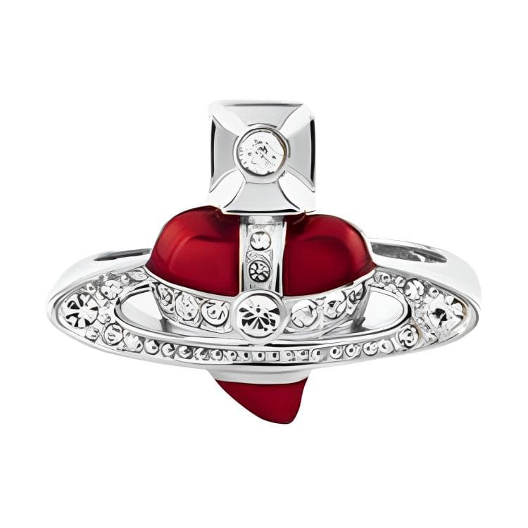 Кольцо Vivienne Westwood New Diamante Heart Ring - изображение 2