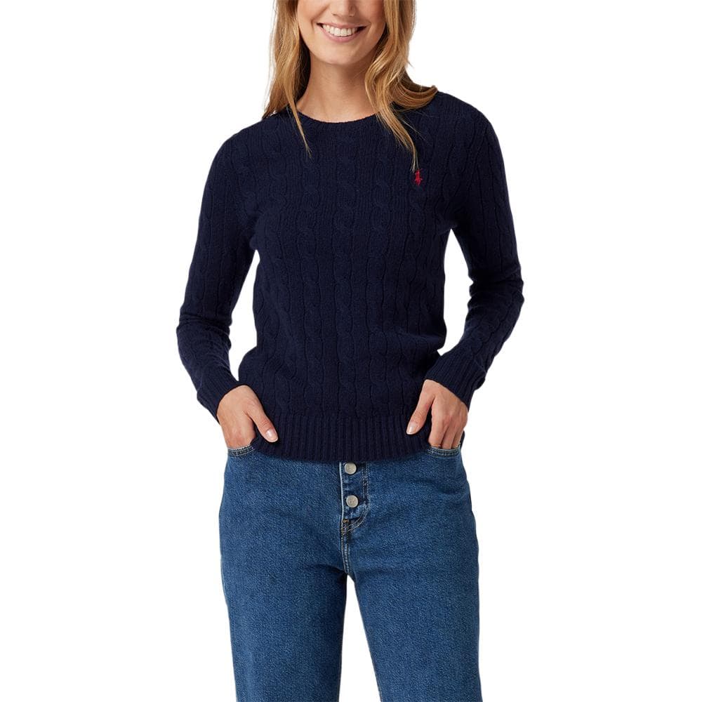 Кардиган Свитер Polo Ralph Lauren стандартного размера женский синий - изображение 2