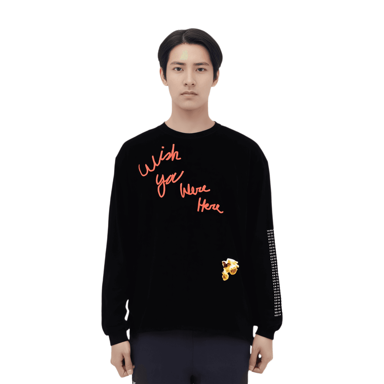 Кофта Travis Scott Cactus Jack Astro World Long Sleeve Tee Black - изображение 2