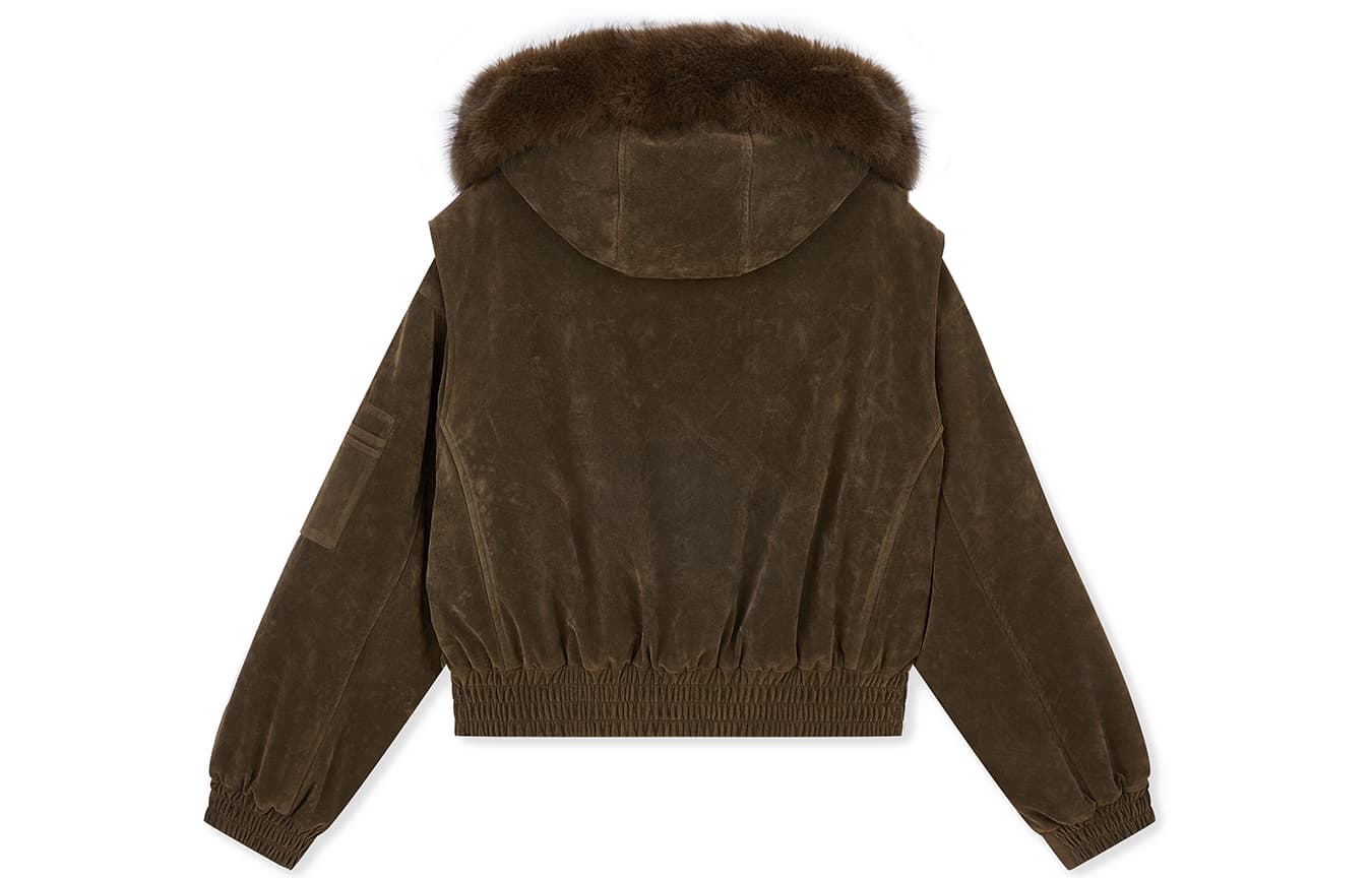 Куртка BONELESS Cut Dark Coffee Women's Jackets - изображение 2