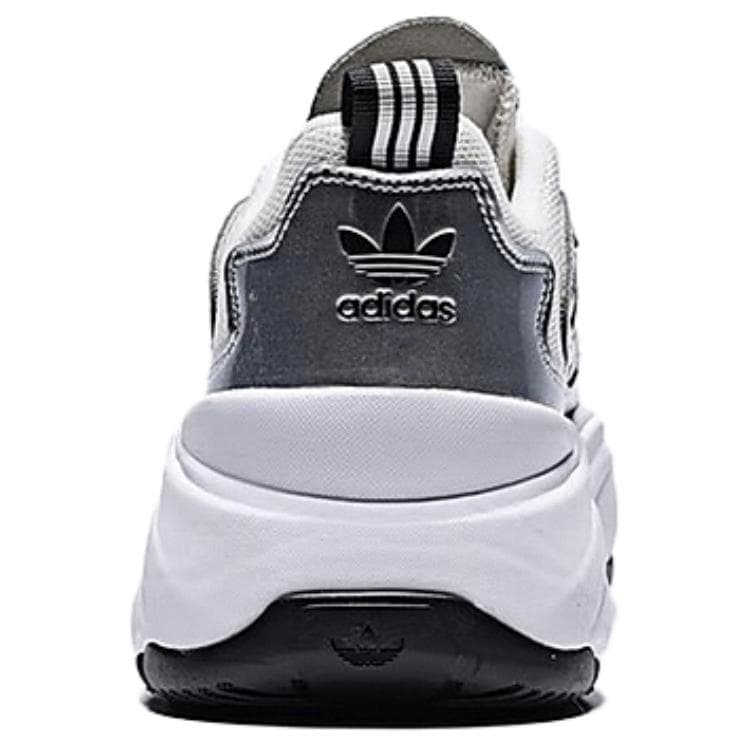 Кроссовки Adidas Originals OZGAIA визуально увеличивает рост Низкие кеды с толстой подошвой Женские Серебряные - изображение 4