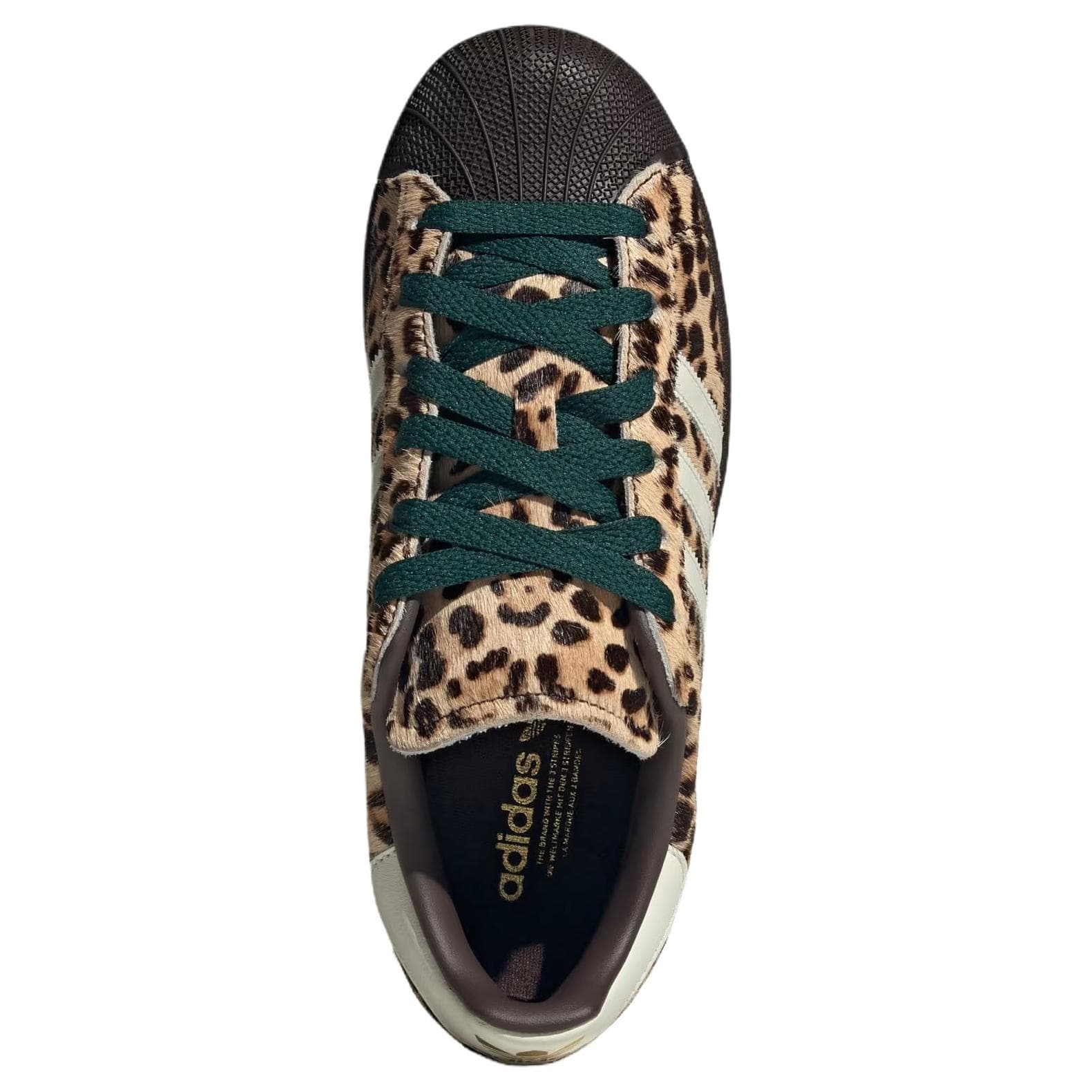 Кроссовки Adidas Originals Superstar 2 Low Топ Скейтборд Обувь Женские Коричневый белый - изображение 5