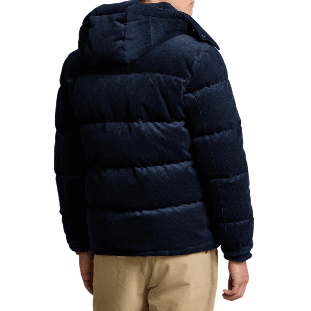 Зимняя куртка Polo Ralph Lauren FW24 Пуховик Мужской Морской Синий - изображение 3
