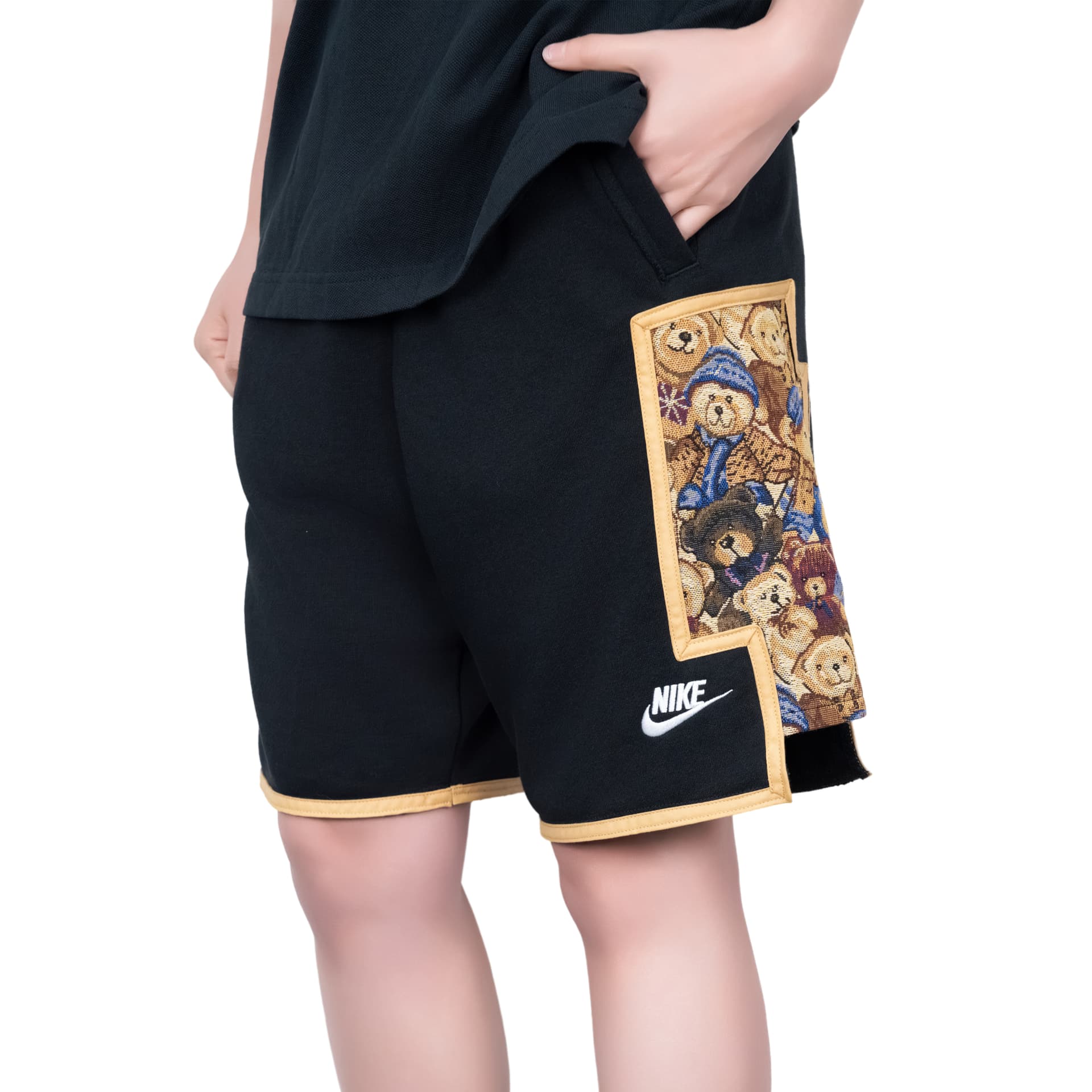 Шорты Nike Bear Plush Casual Shorts Black - изображение 3