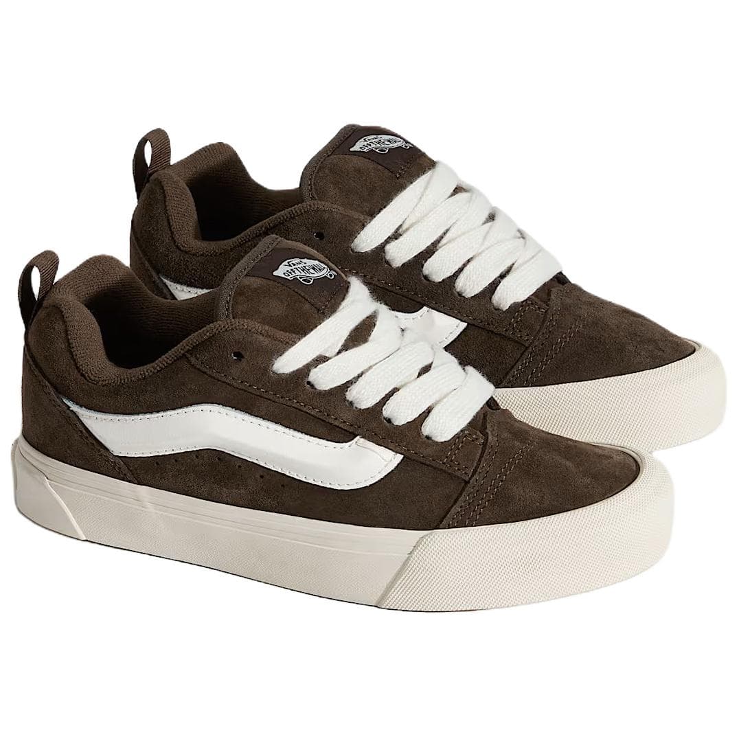 Кроссовки Vans Knu Skool Поддержка Low Топ Скейтборд Обувь Унисекс Коричневый - изображение 2