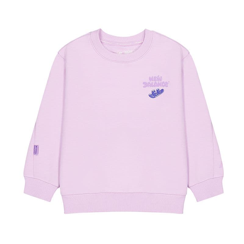 Кофта New Balance Розовый Kids Свитшоты - изображение 1