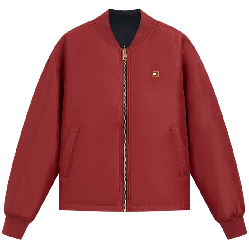 Зимняя куртка пуховик Tommy Hilfiger Year of The Horse Collection Темно-синий Красный XMP Мужские пуховики - изображение 3