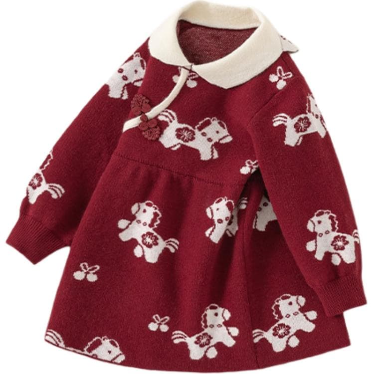 PIERRE CARDIN Бургунди Kids Платья - изображение 3