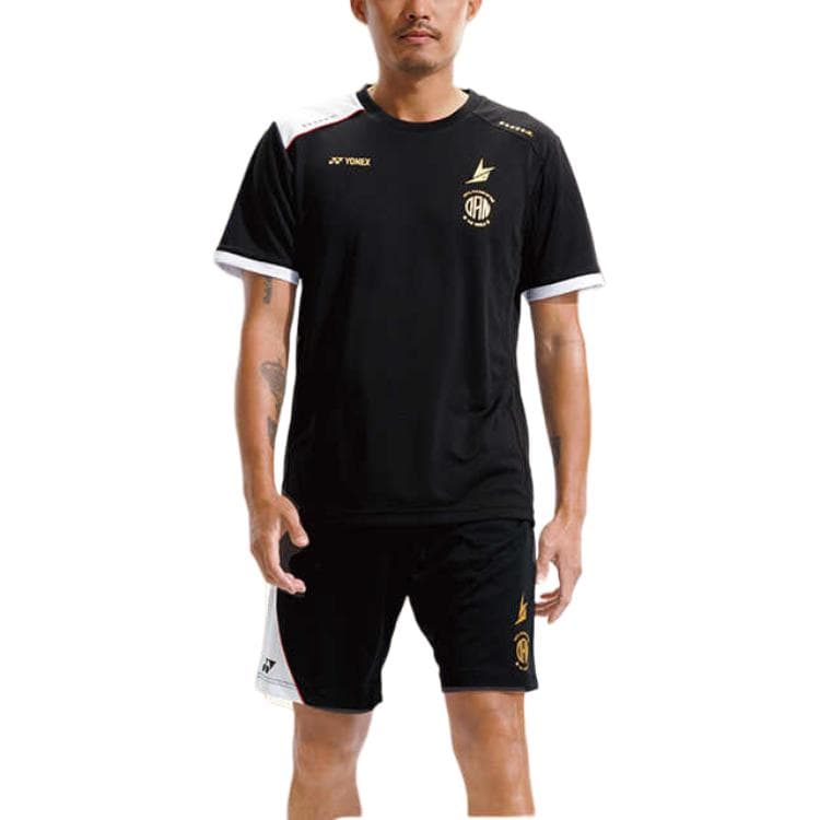 Тренировочные штаны YONEX Lin Dan Collection Спортивные шорты Мужские Черные - изображение 3