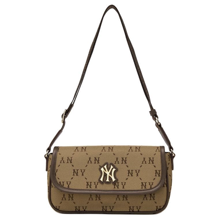 MLB MONOGRAM Full Mark Сумка через плечо Детская Коричневая - изображение 5