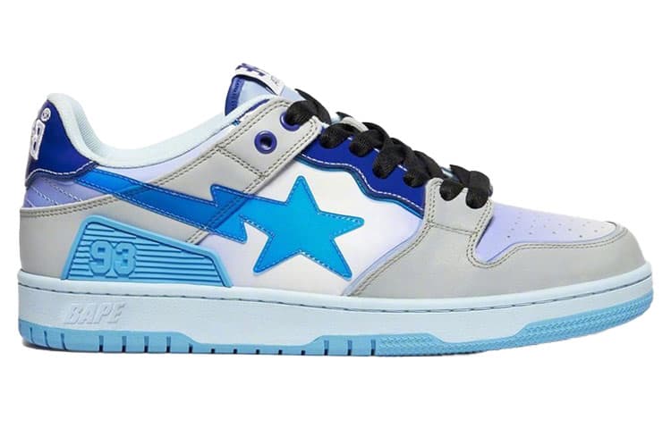 Кроссовки A BATHING APE SK8 STA Blue Gradient - изображение 2
